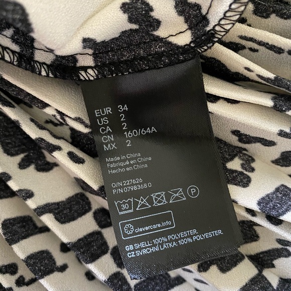 H&M NWT Printed Midi Skirt - Picture 8 of 9